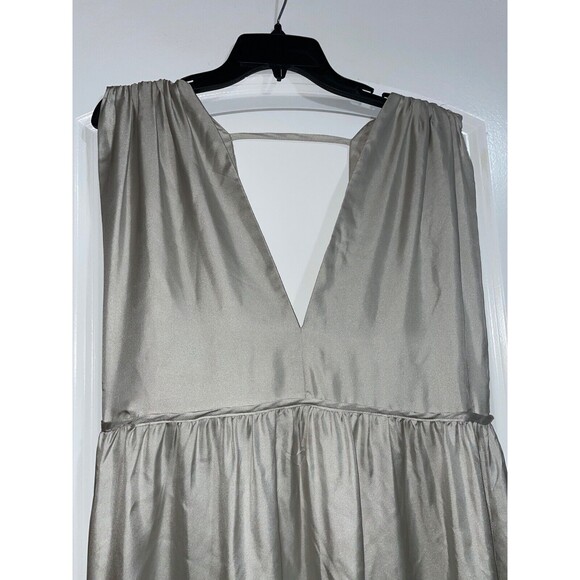 BITE Studios Women’s Prato Organic Silk Satin Maxi Dress size 8US/12US NWT - Picture 4 of 13
